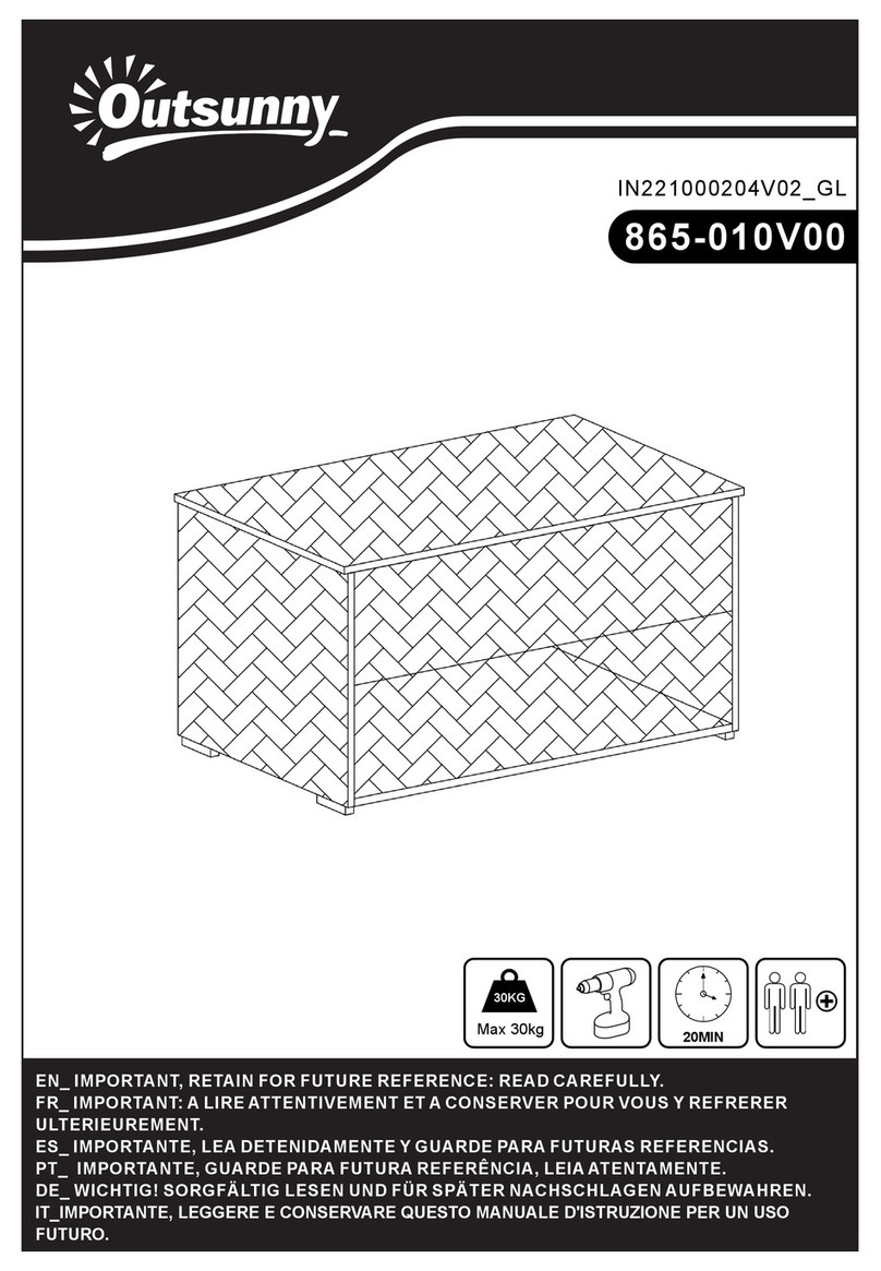 Outsunny 865-010V00 User manual