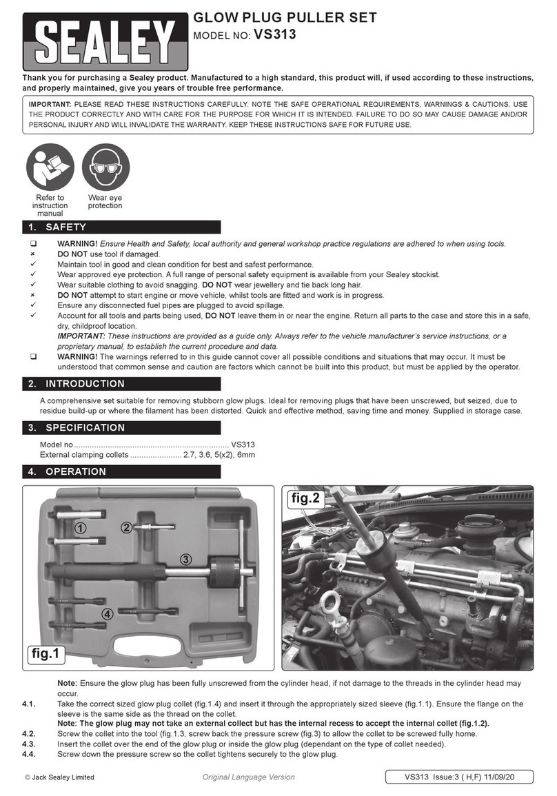 Sealey VS313 User manual