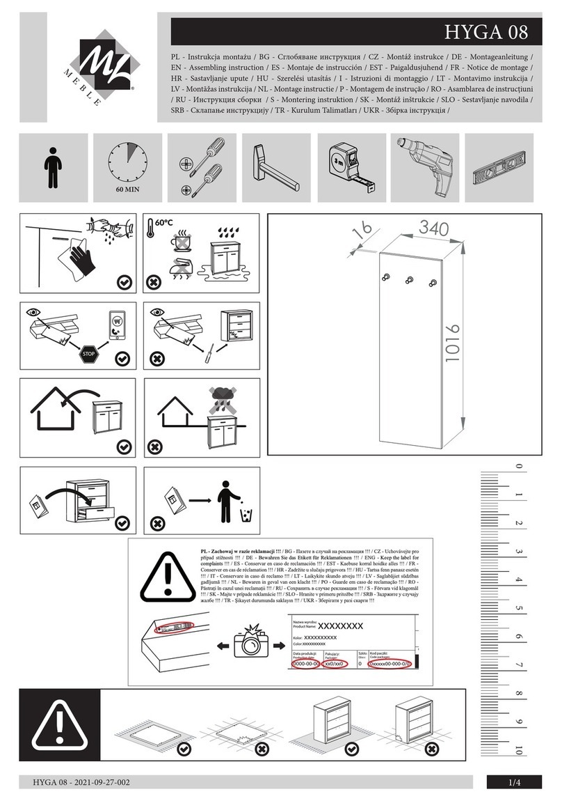 mlmeble HYGA 08 User manual