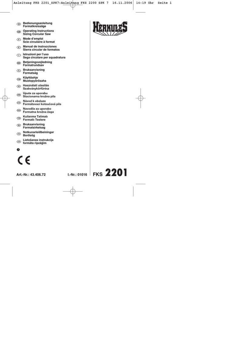 HERKULES FKS 2201 operating instructions