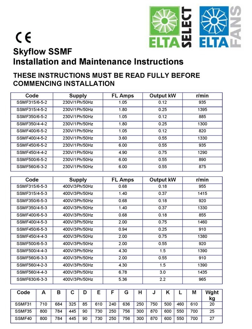 Elta Skyflow SSMF User manual Elta Skyflow SSMF User manual