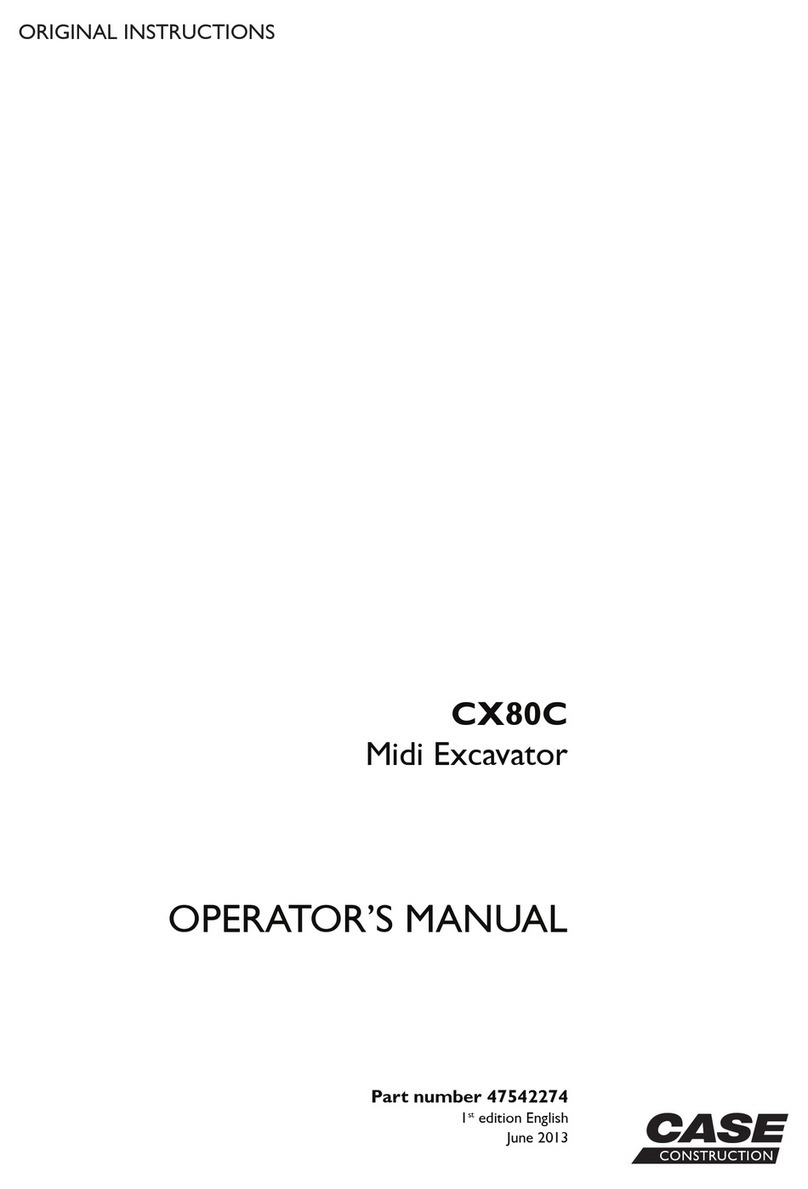 CASE CONSTRUCTION CX80C User manual