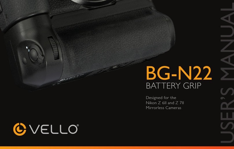 Vello BG-N22 User manual