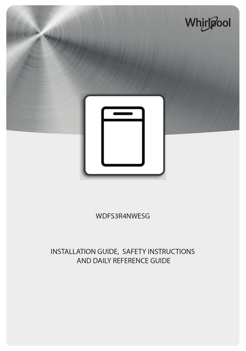 Whirlpool WDFS3R4NWESG installation guide