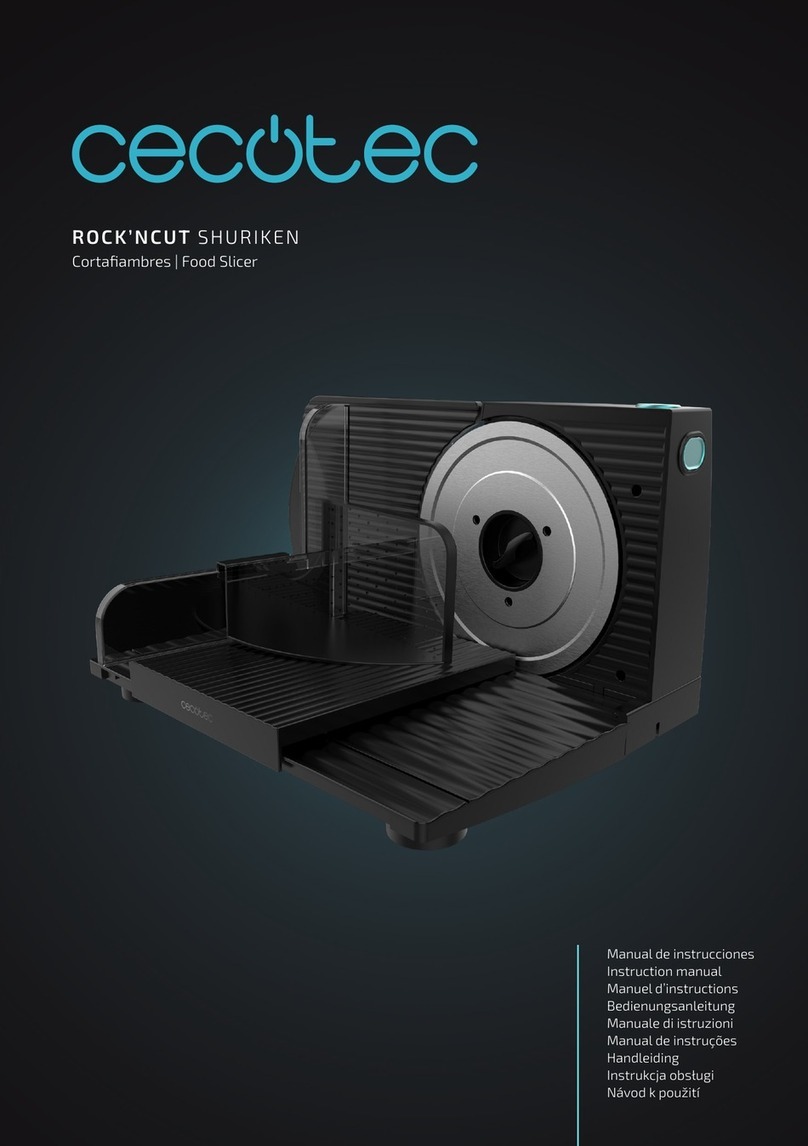 cecotec ROCK'NCUT SHURIKEN instruction manual