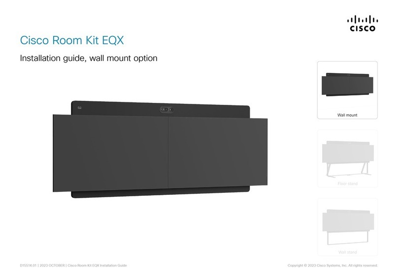 Cisco Room Kit EQX installation guide