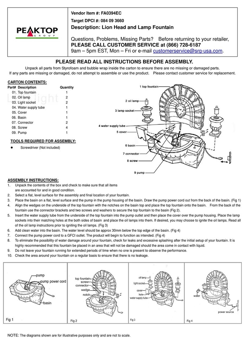 PEAKTOP FA0394EC quick start guide