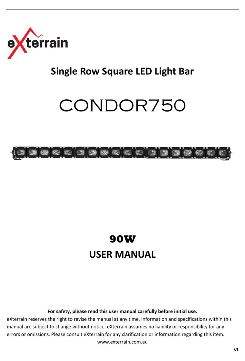 Exterrain CONDOR750 User manual