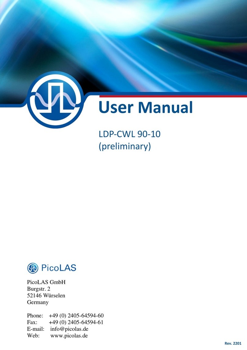PICOLAS LDP-CWL 90-10 user manual