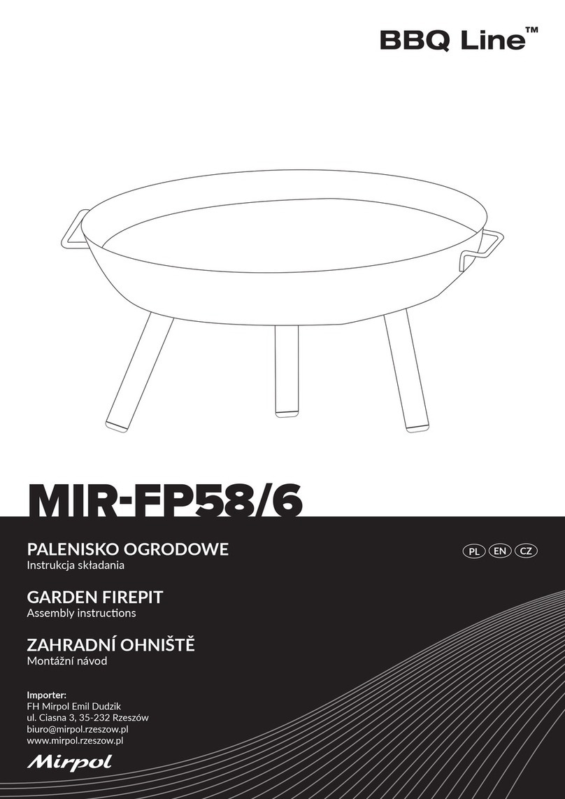 Mirpol BBQ Line MIR-FP58/6 Assembly instructions
