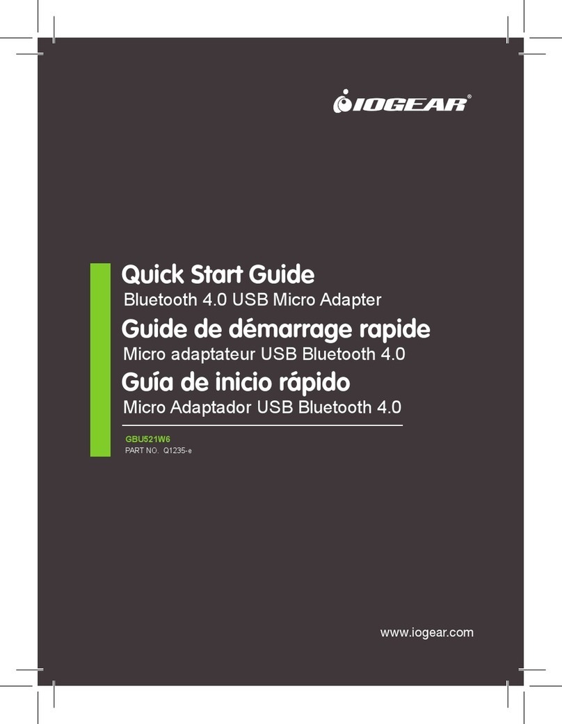 IOGear GBU521W6 User manual IOGear GBU521W6 User manual
