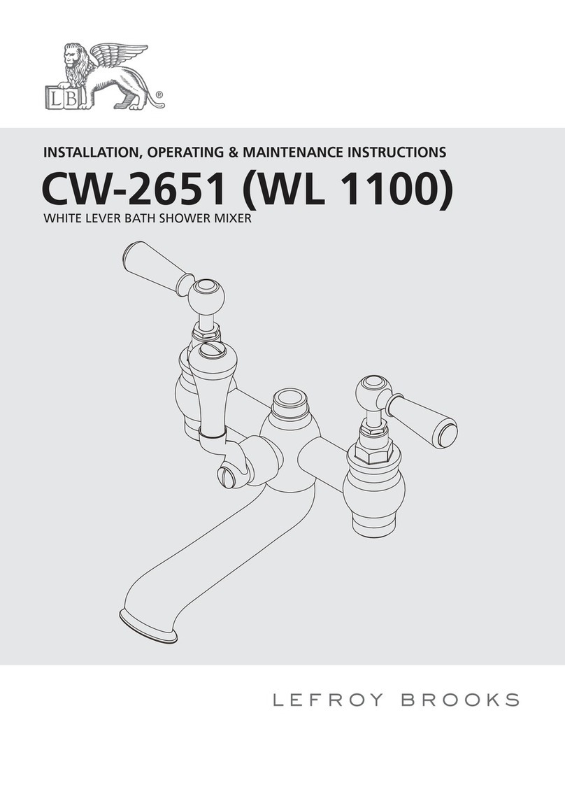 Lefroy Brooks CW-2651 Assembly instructions Lefroy Brooks CW-2651 Assembly instructions