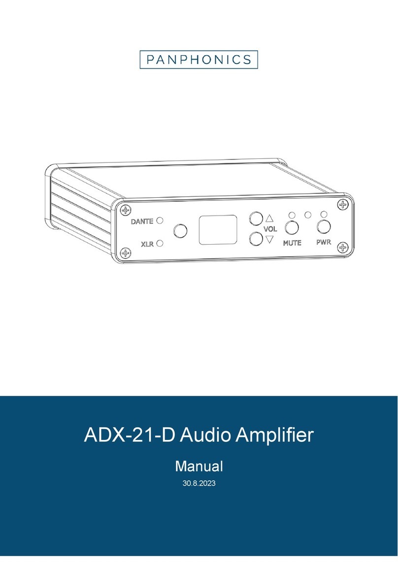 Panphonics ADX-21-D manual