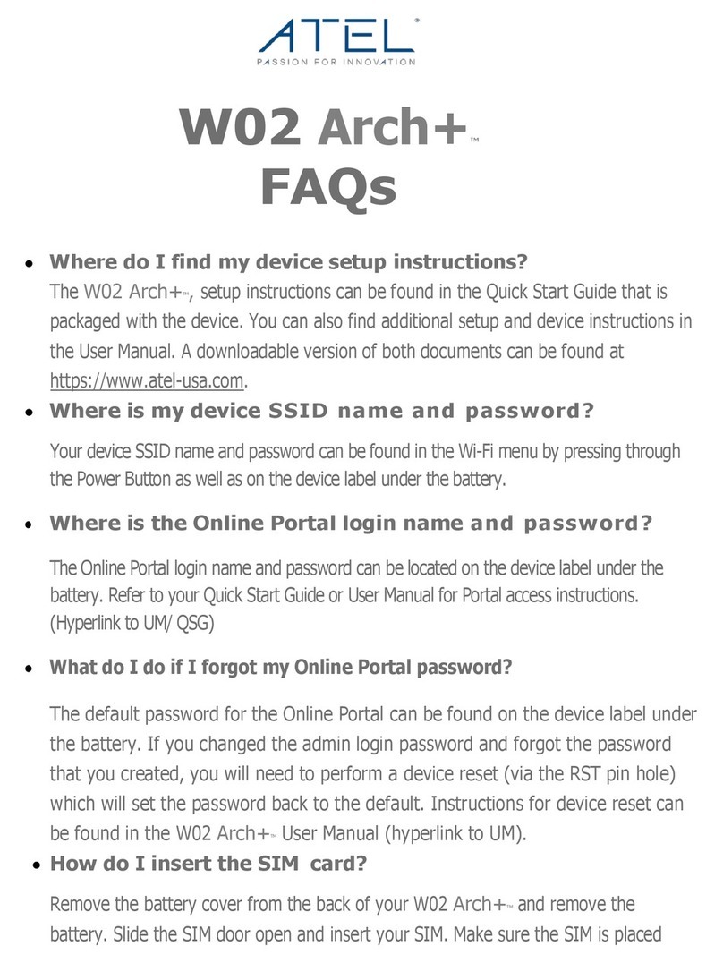 Atel W02 Arch+ Faqs