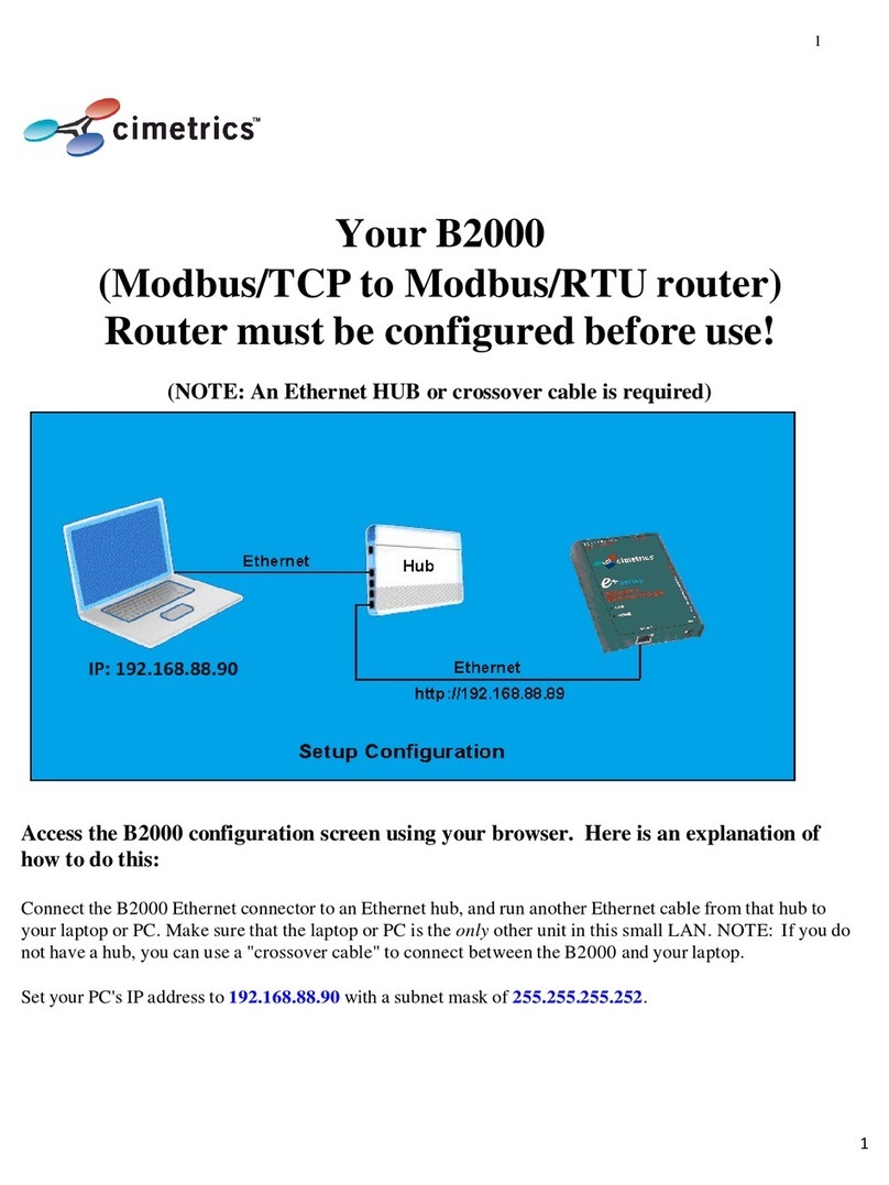 Cimetrics B2000 manual