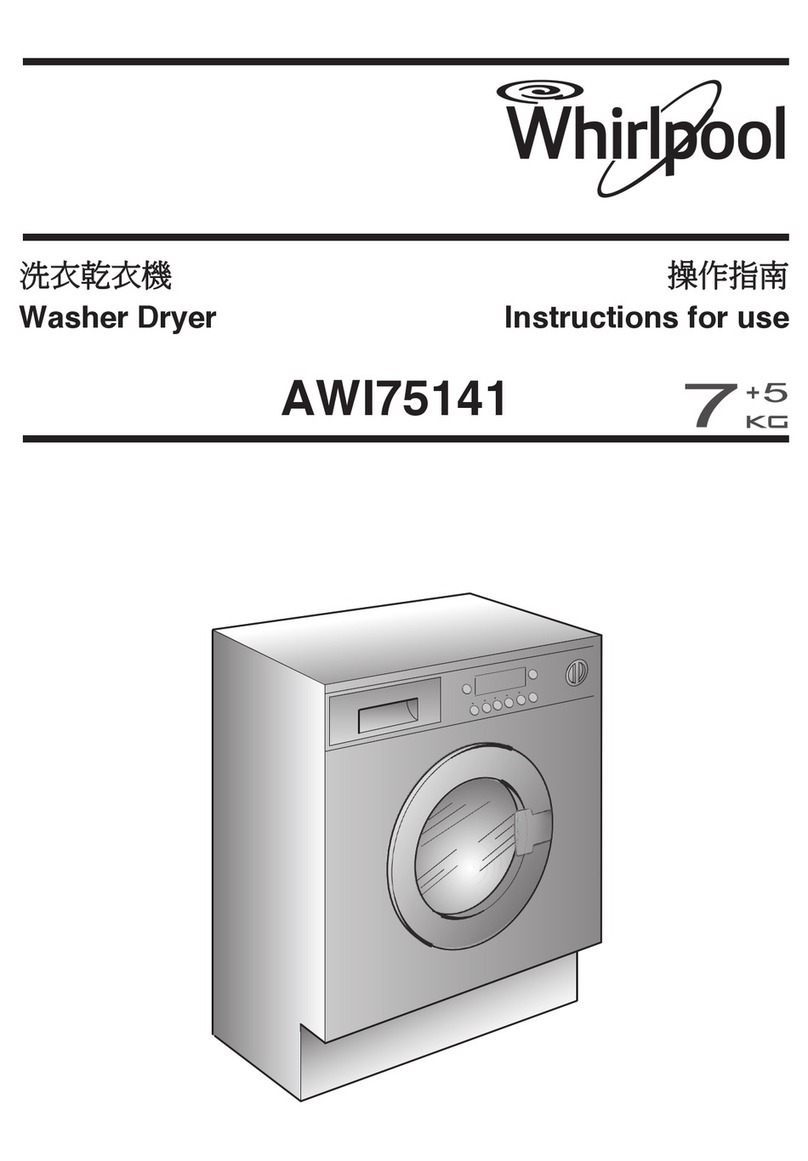Whirlpool AWI75140 Instructions for use