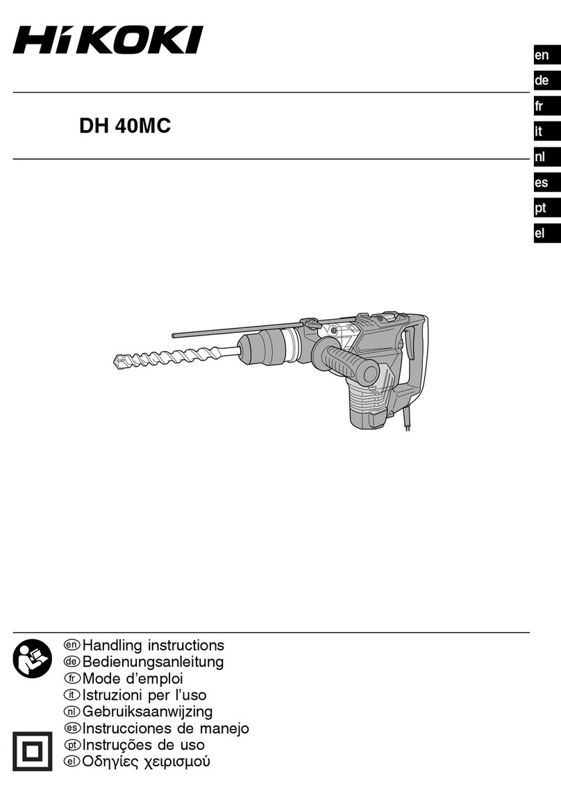 HIKOKI DH 40MC User manual HIKOKI DH 40MC User manual
