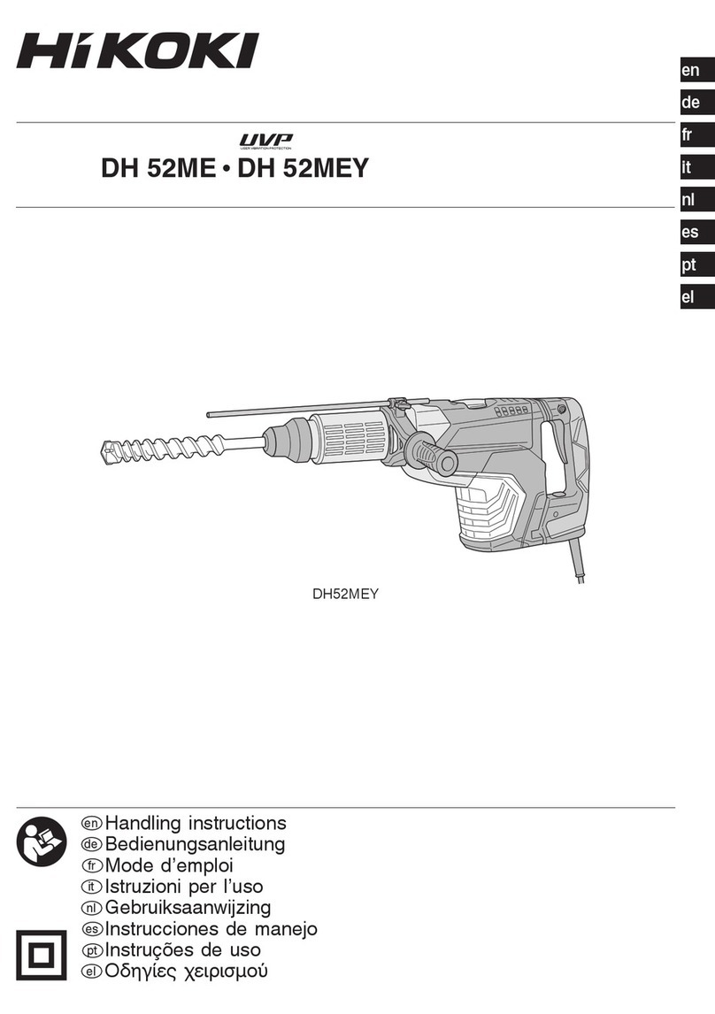 HIKOKI DH 52ME User manual