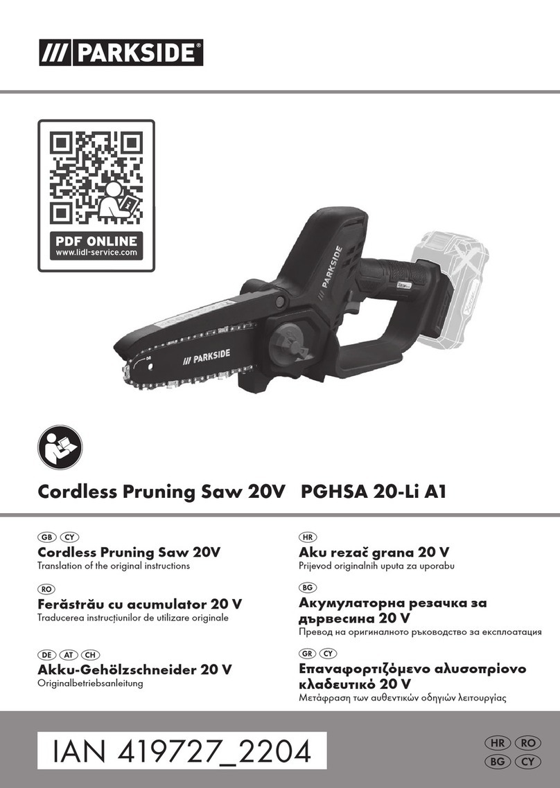 Parkside PGHSA 20-Li A1 User manual