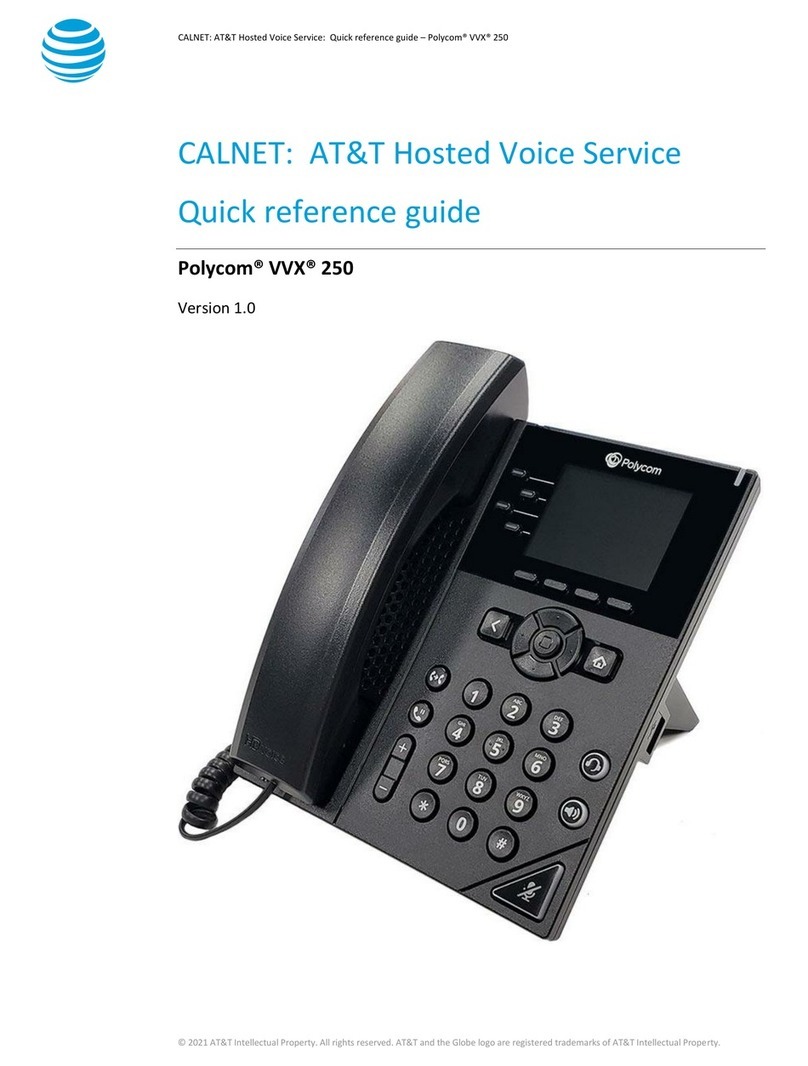 Polycom VVX 250 User manual