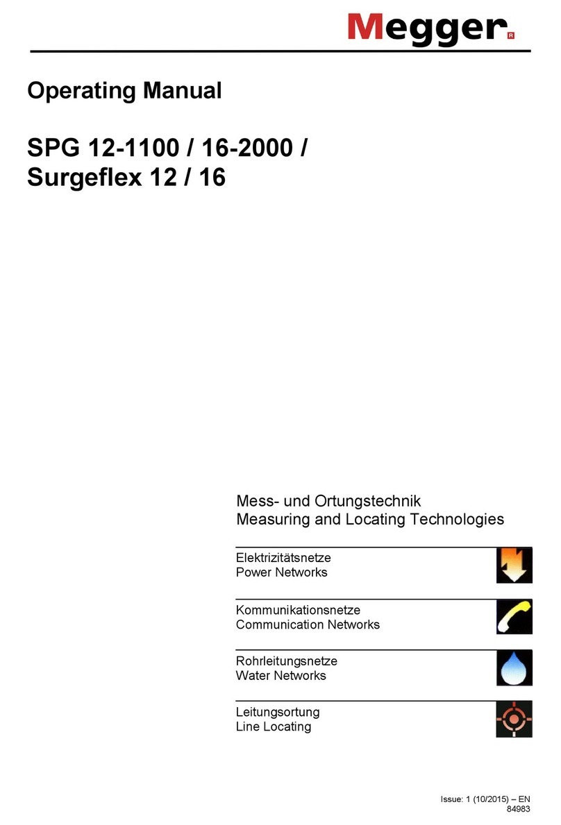 Megger Surgeflex 12 operating manual
