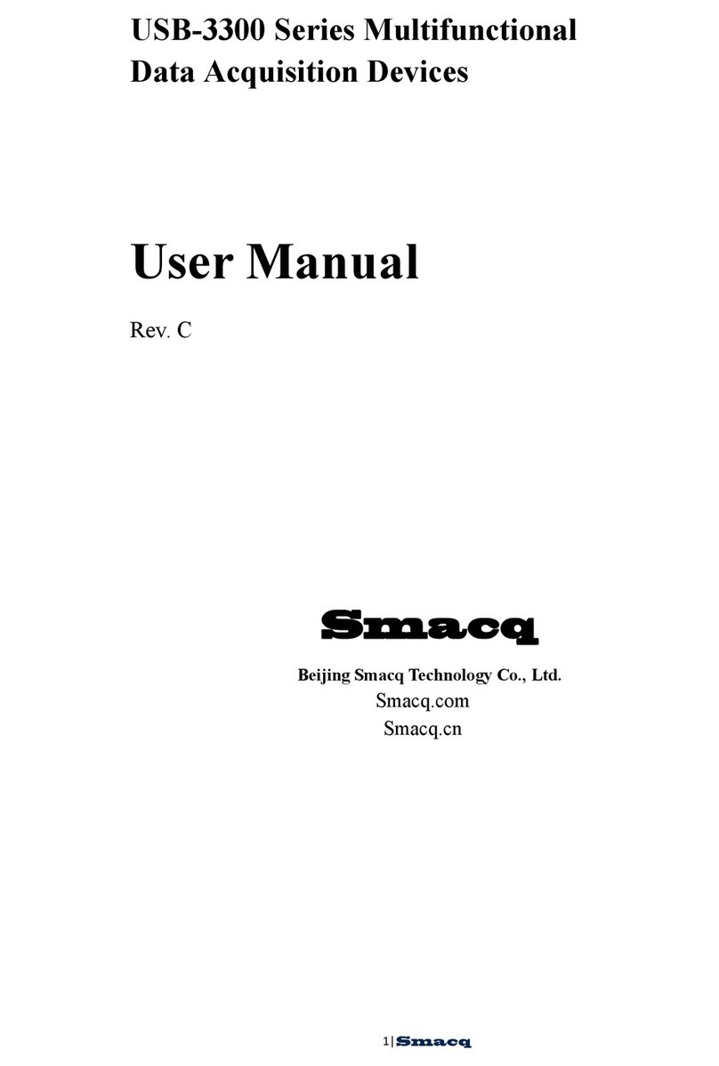 Smacq Technologies USB-3300 Series User manual