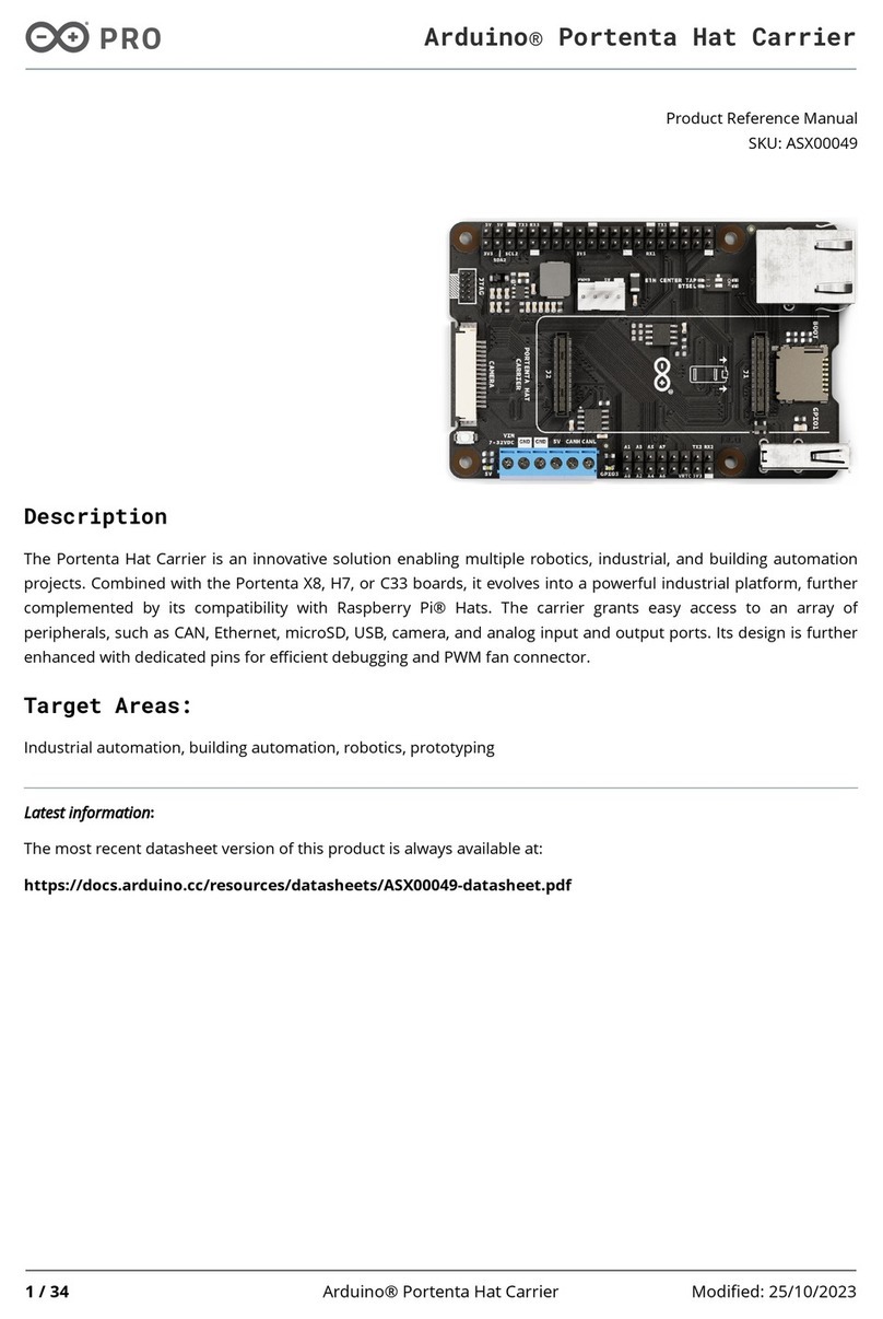 Arduino ASX00049 Product reference manual