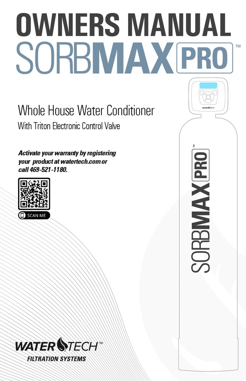 WaterTech SORBMAXPRO owner's manual