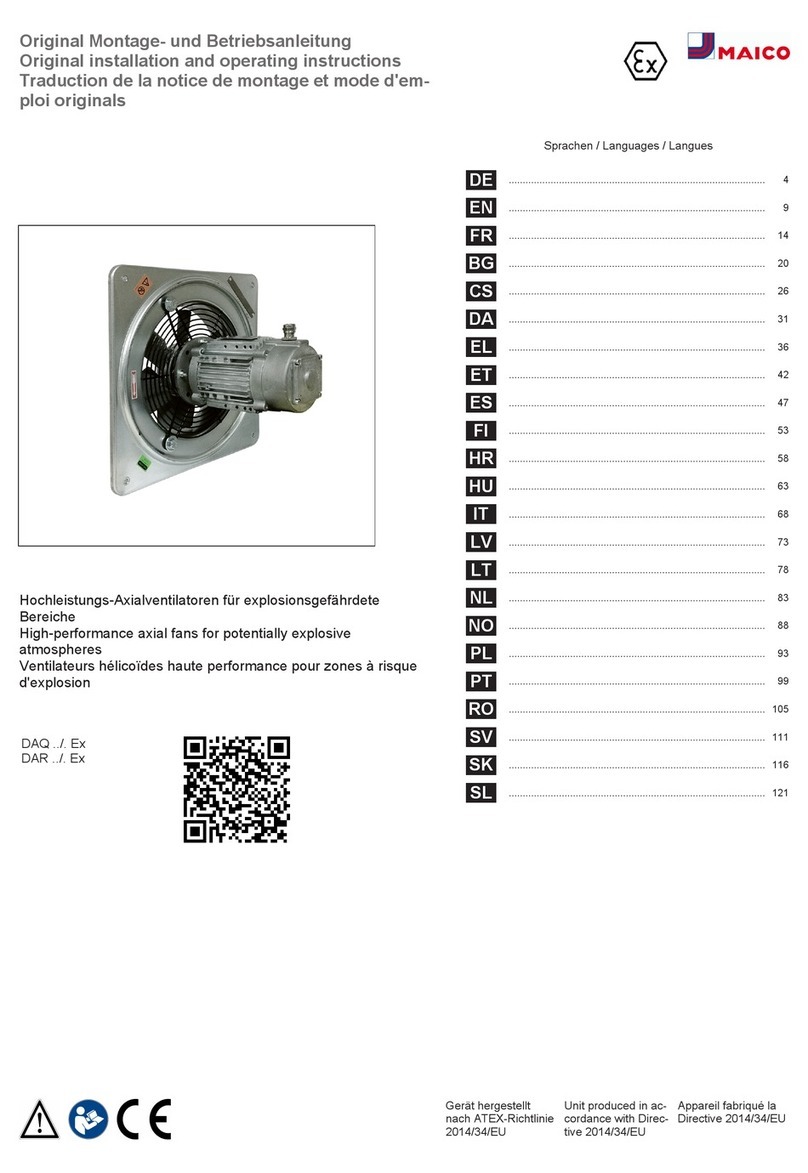 Maico DAQ Ex Series User manual
