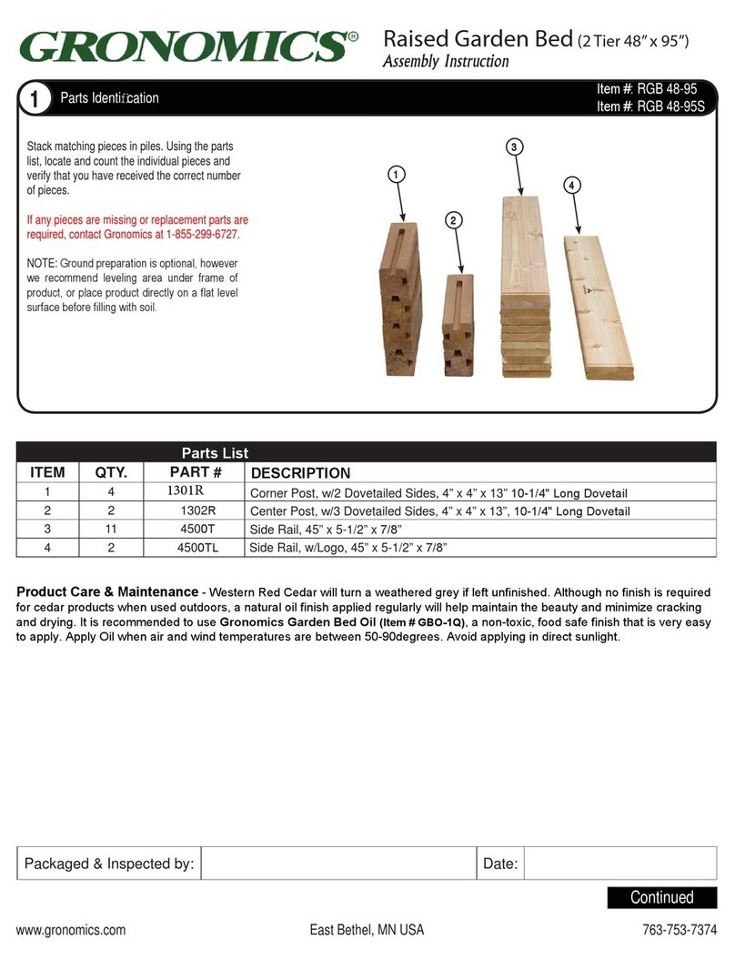 Gronomics RGB 48-95 Assembly instruction