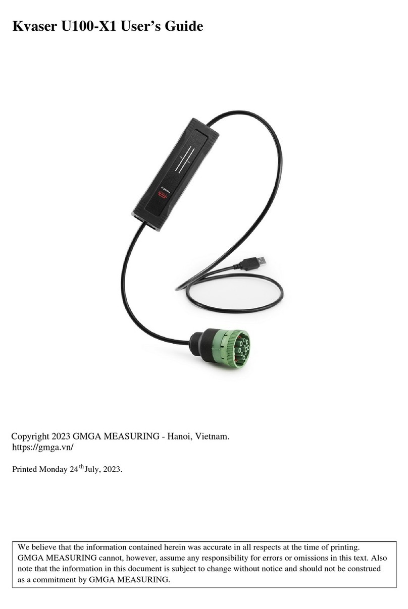 Kvaser U100-X1 user guide