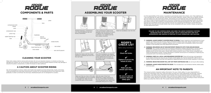 Arcade ROGUE User manual