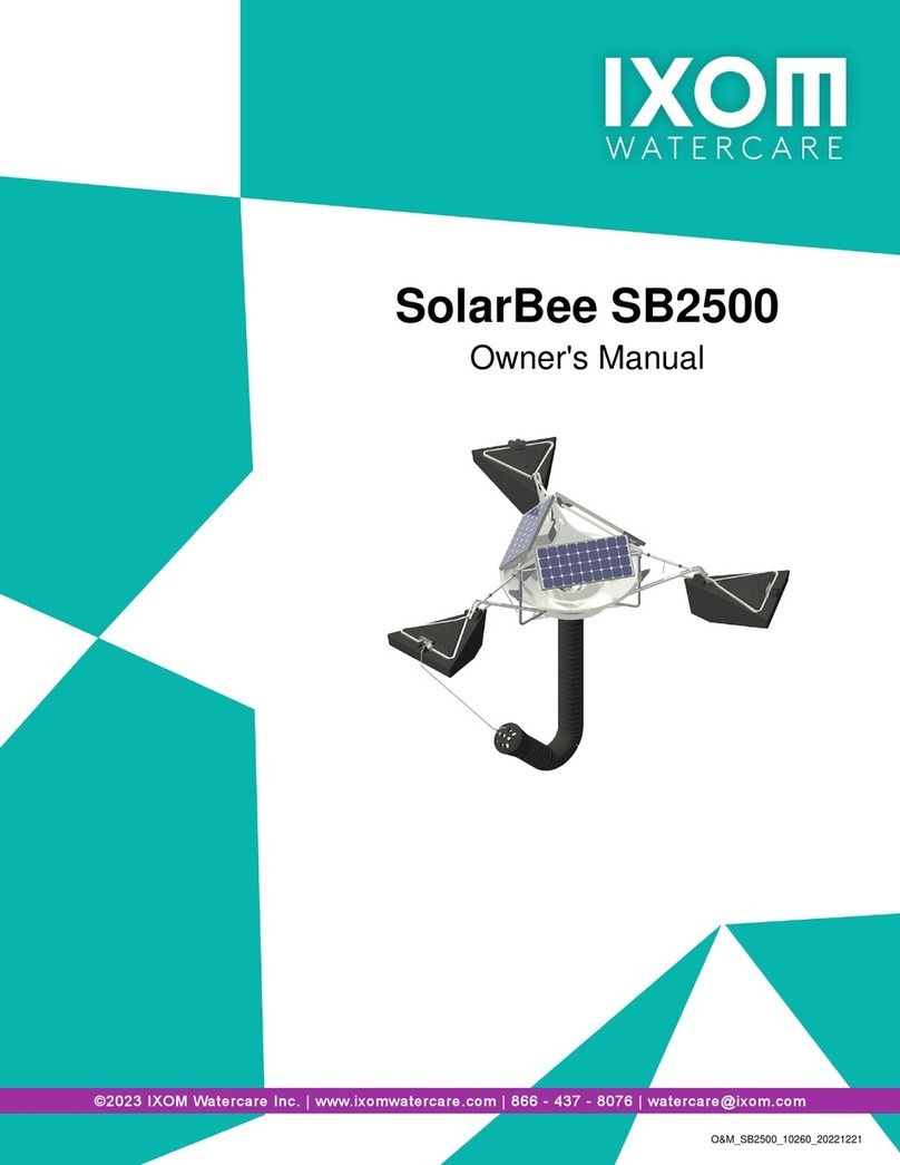 IXOM SolarBee SB2500 owner's manual