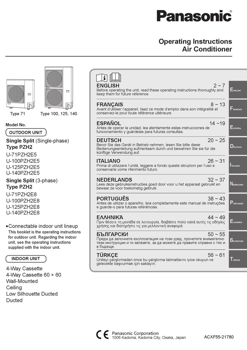 Panasonic U-71PZH2E5 User manual