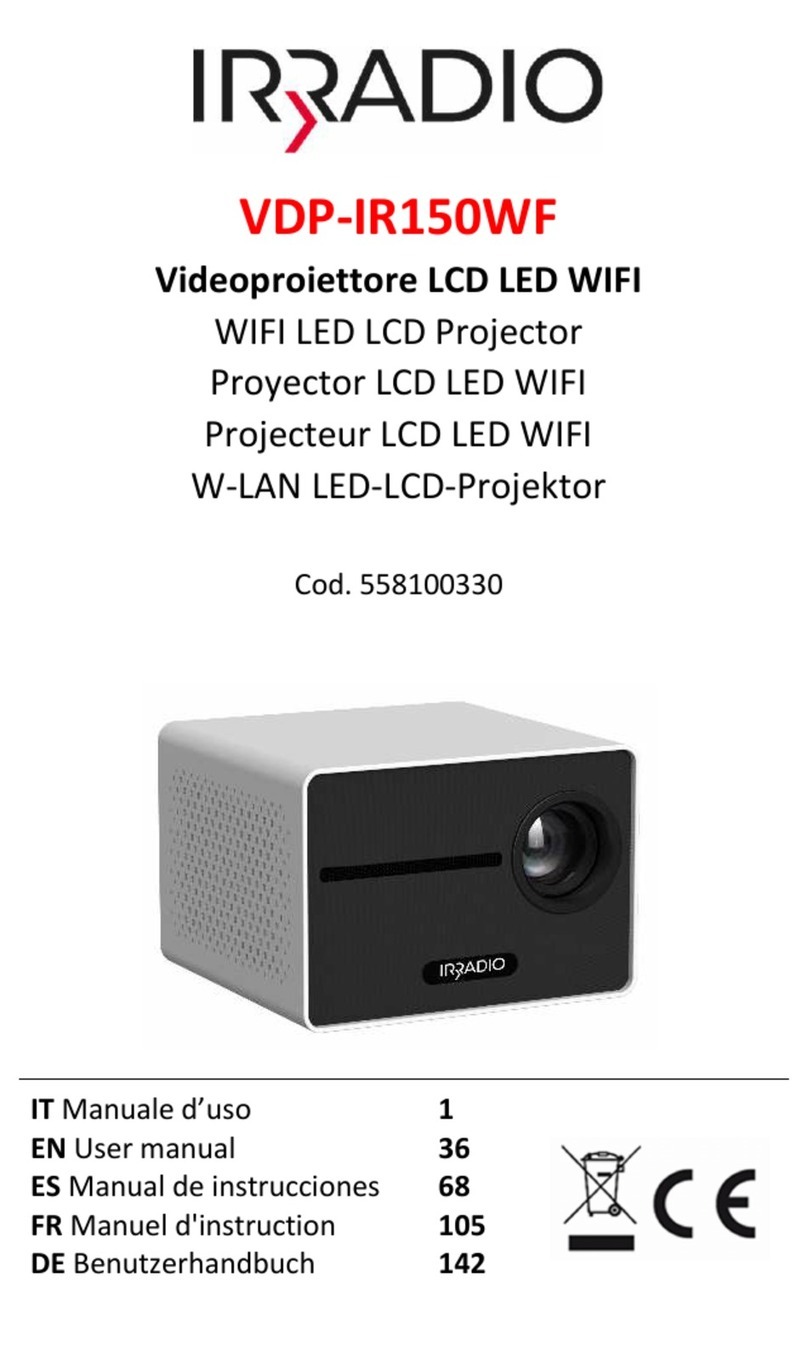 Irradio VDP-IR150WF user manual