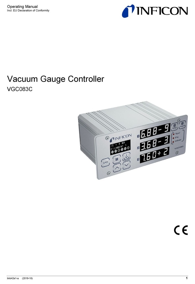 Inficon VGC083C User manual
