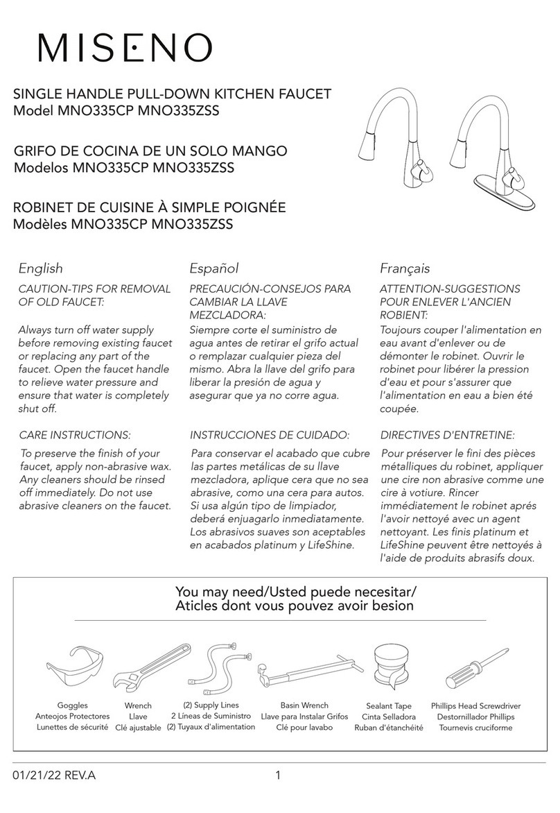 miseno MNO335CP User manual