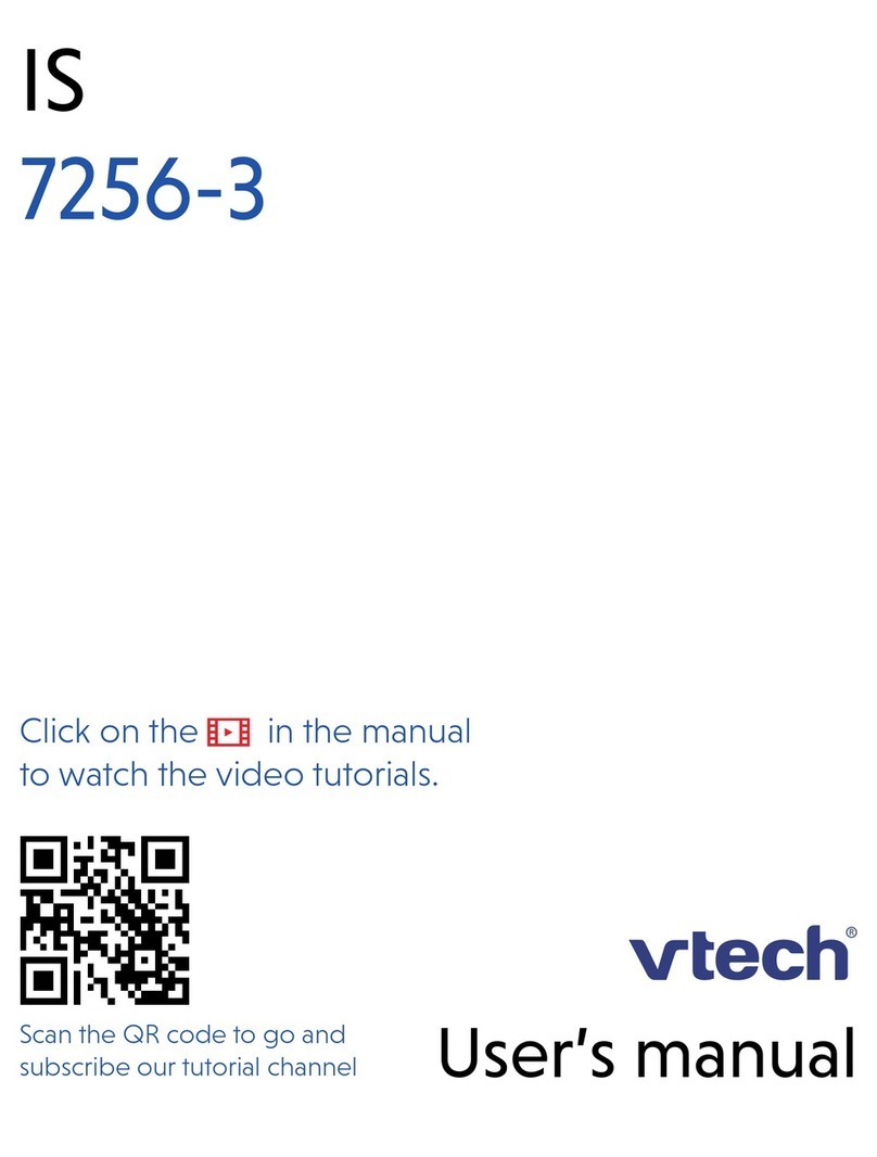 V-tech IS7256-3 user manual