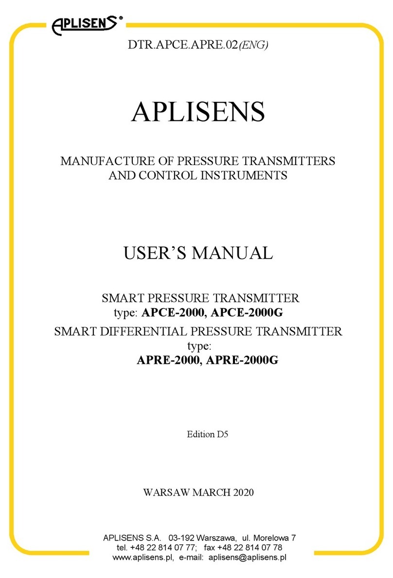Aplisens APCE-2000G User manual