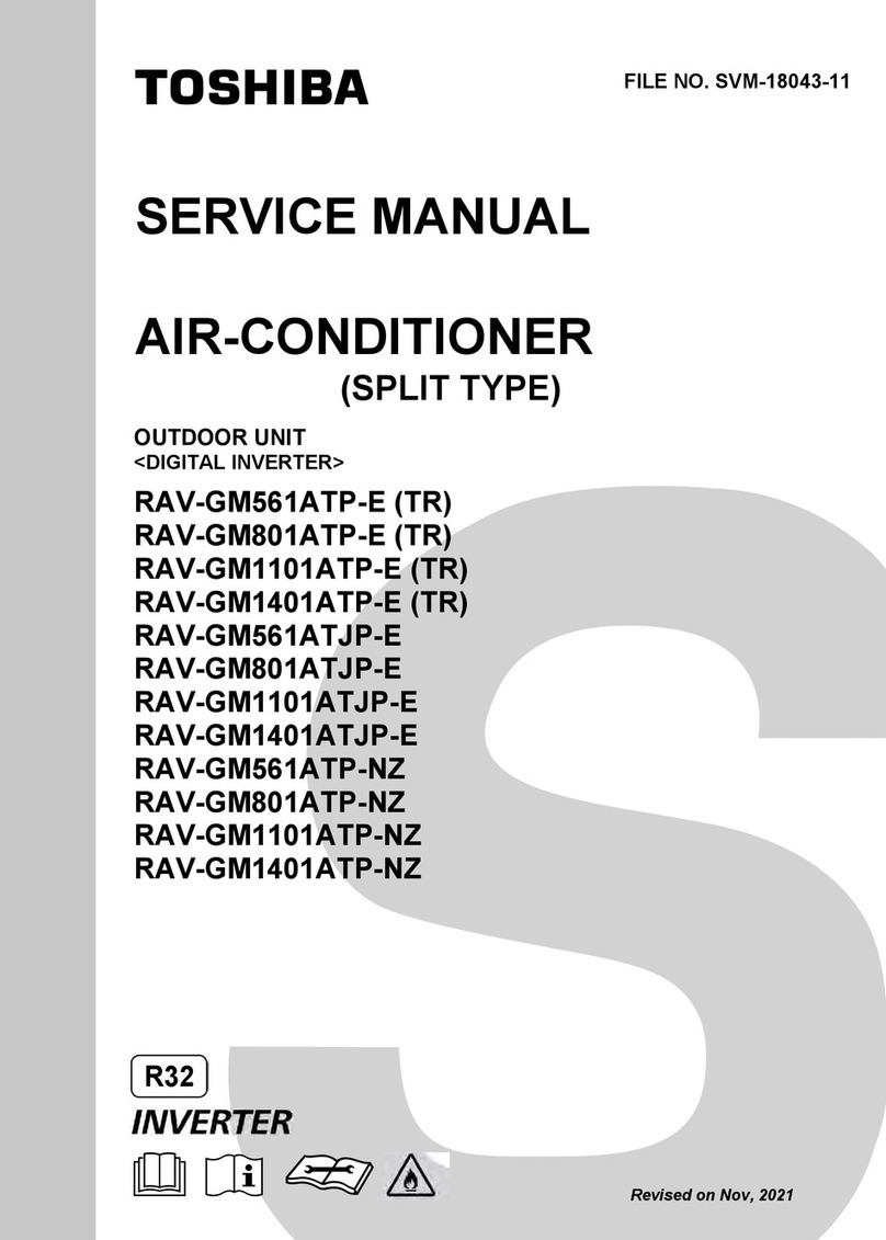 Toshiba RAV-GM561ATP-NZ User manual