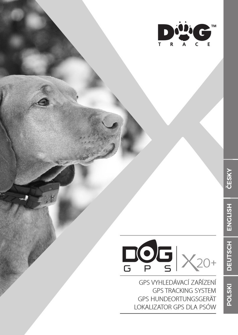 Dogtrace DOG GPS X20+ User manual Dogtrace DOG GPS X20+ User manual