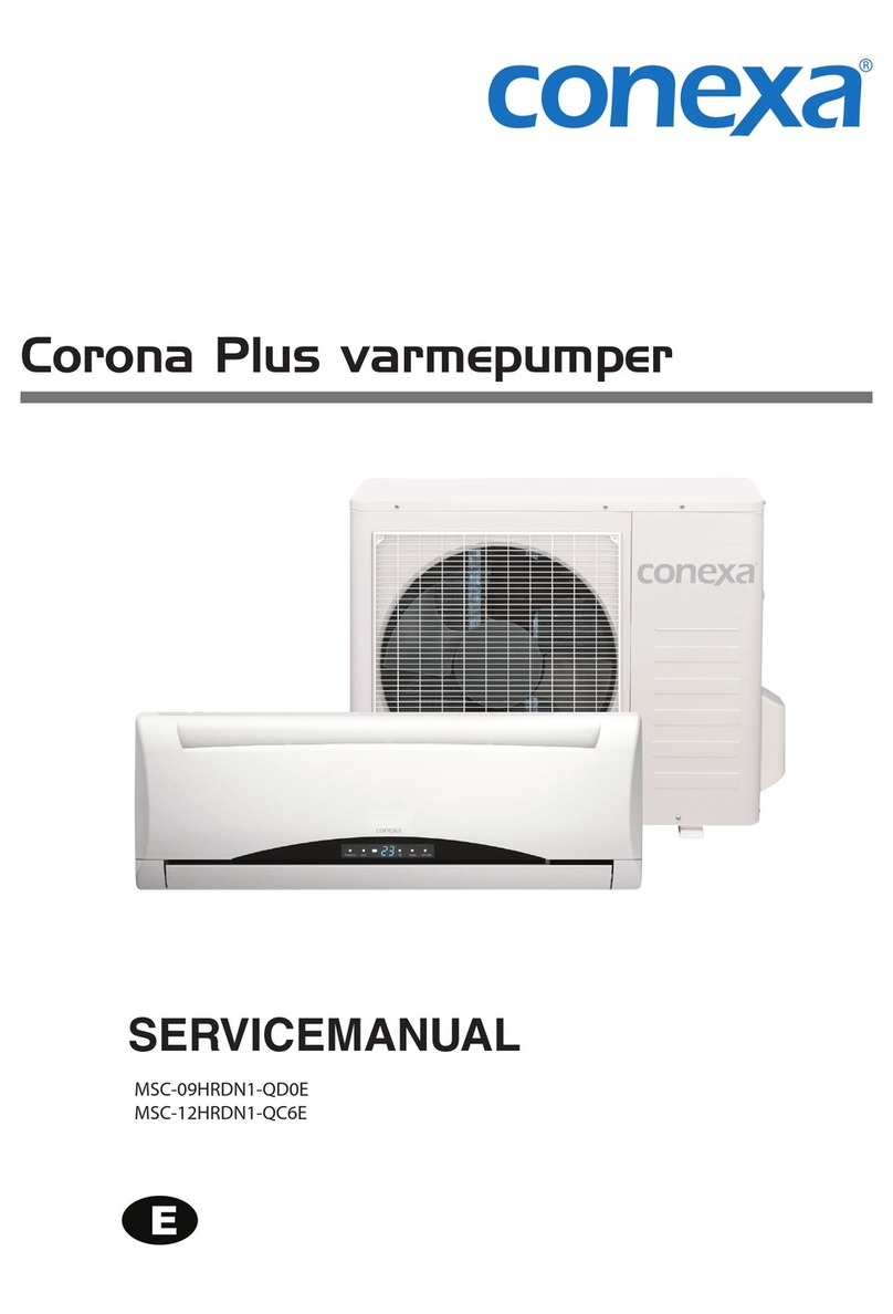 conexa Corona Plus MSC-09HRDN1-QD0E User manual
