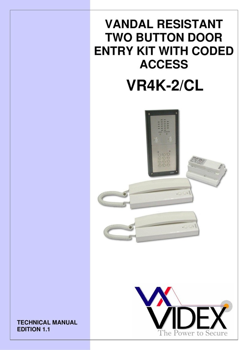 Videx VR4K-2/CL User manual
