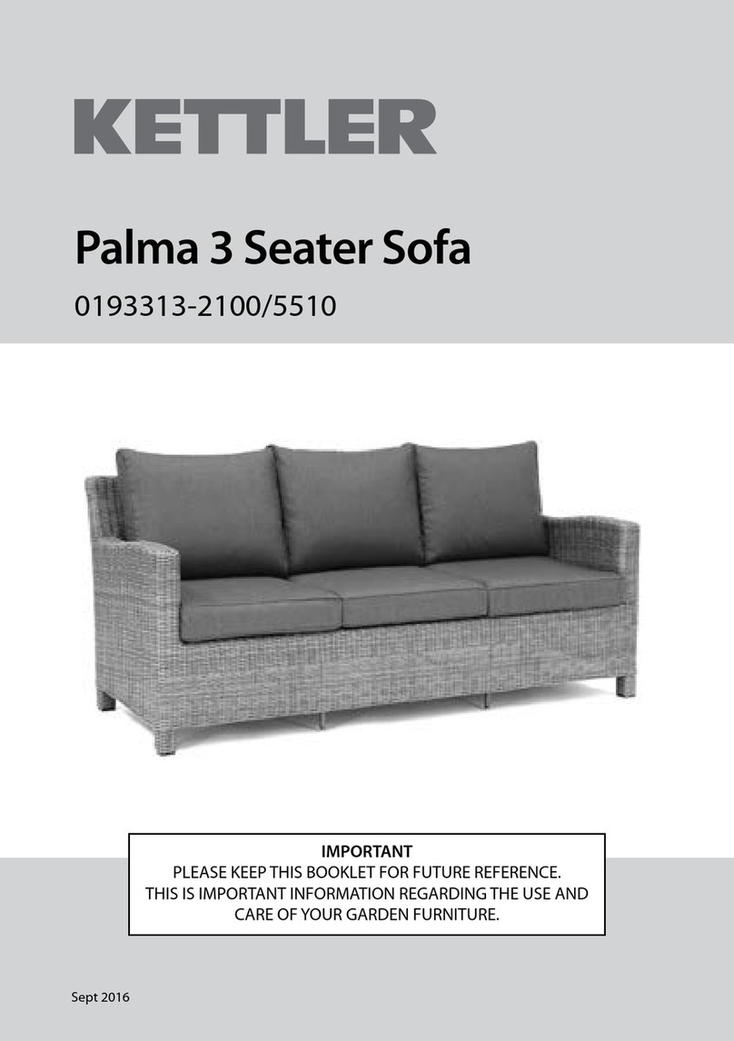 Kettler Palma 0193313-2100/5510 Installation and operation manual