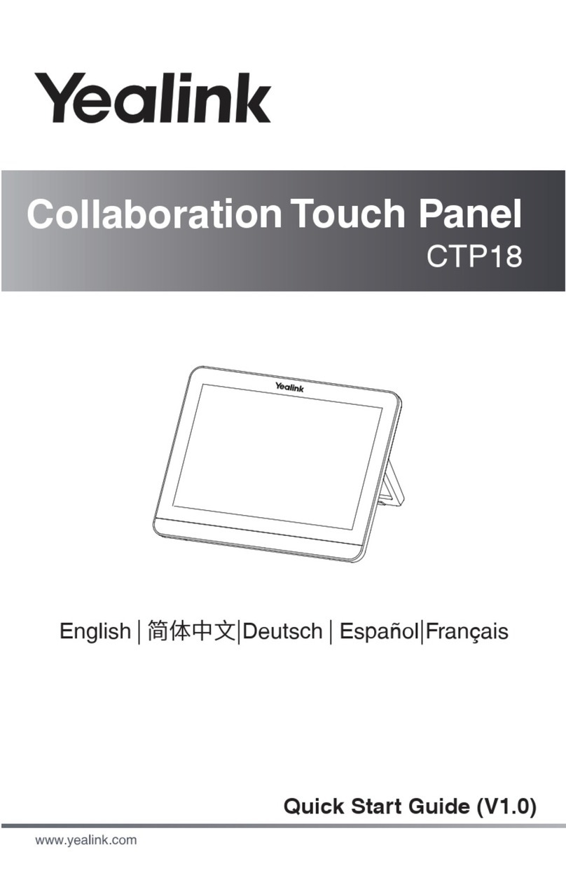 Yealink CTP18-STD User manual
