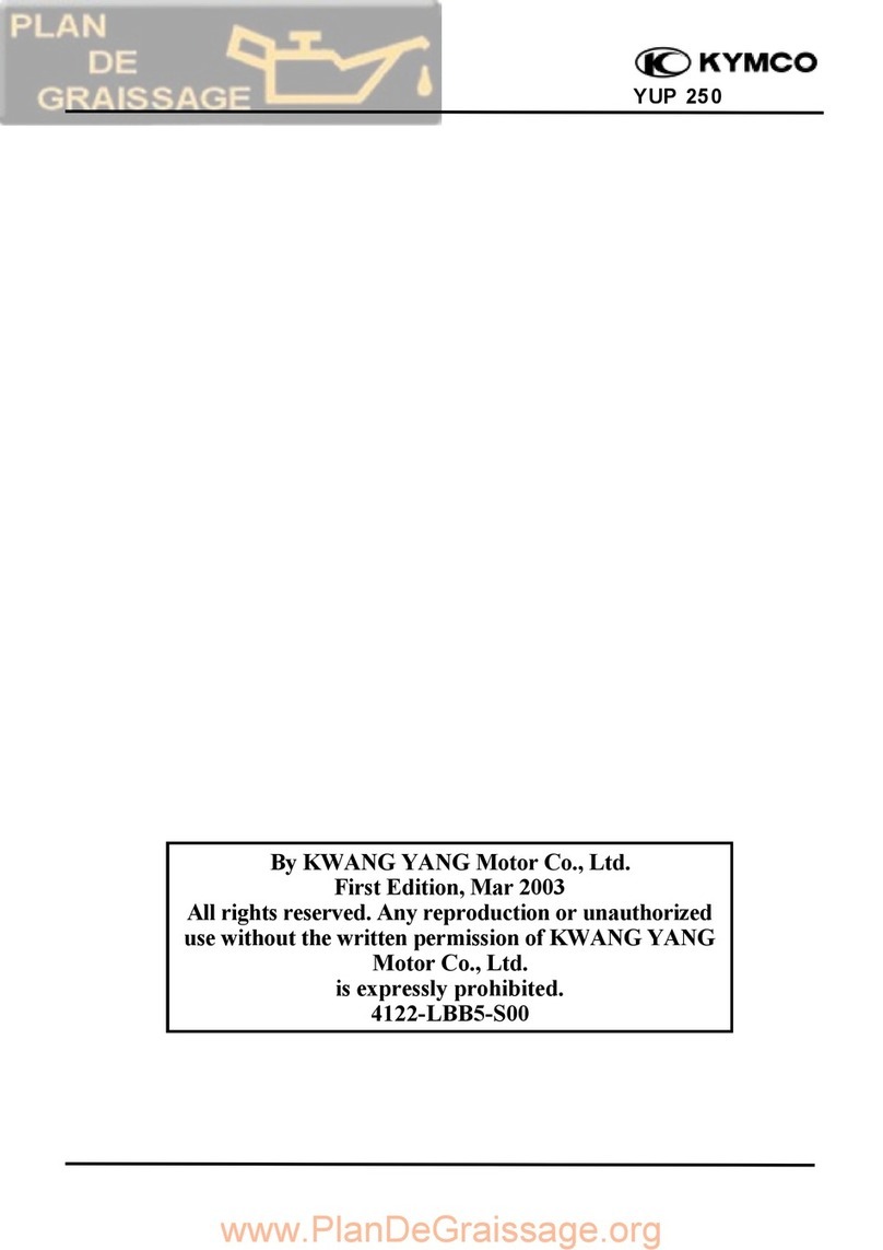 KYMCO YUP 250 User manual