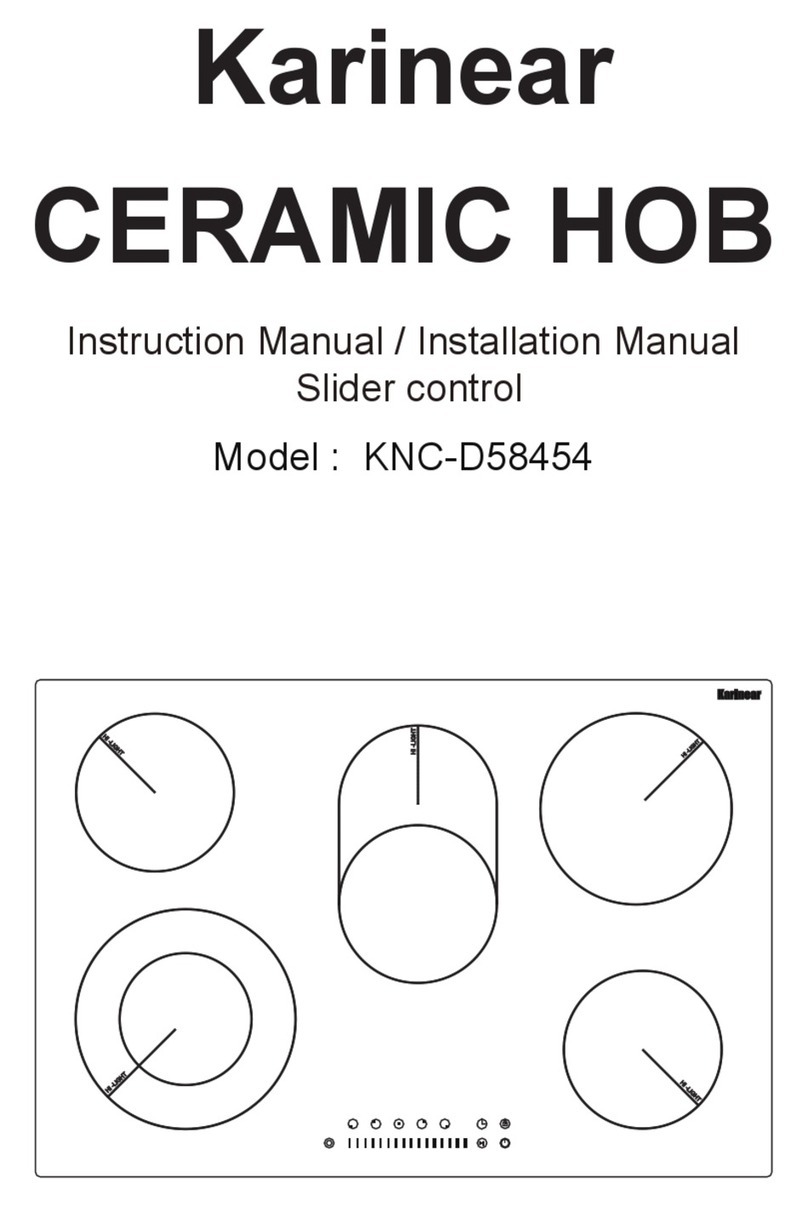 Karinear KNC-D58454 Instruction manual / installation manual