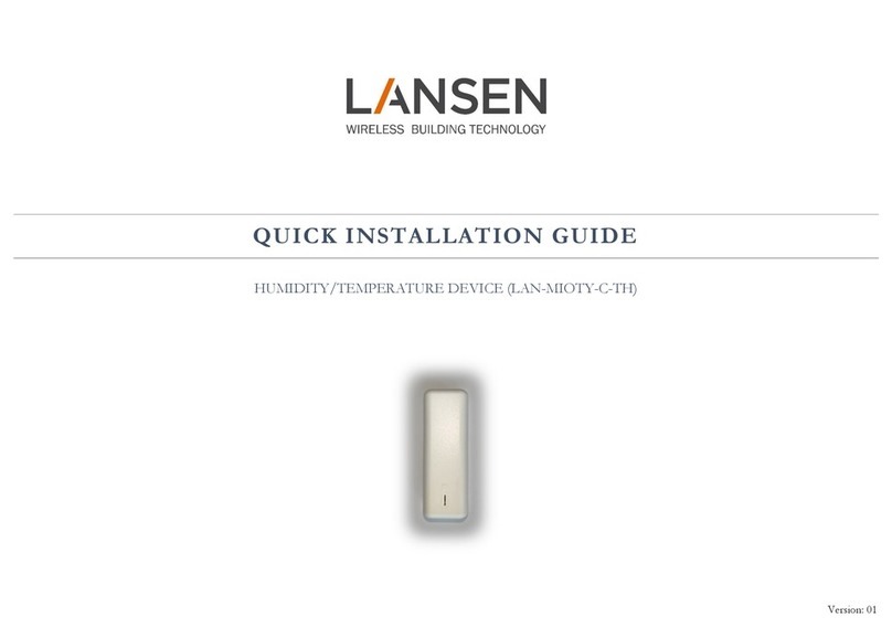 LANSEN LAN-MIOTY-C-TH Quick installation guide