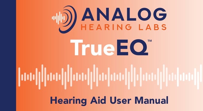 ANALOG HEARING LABS TrueEQ user manual