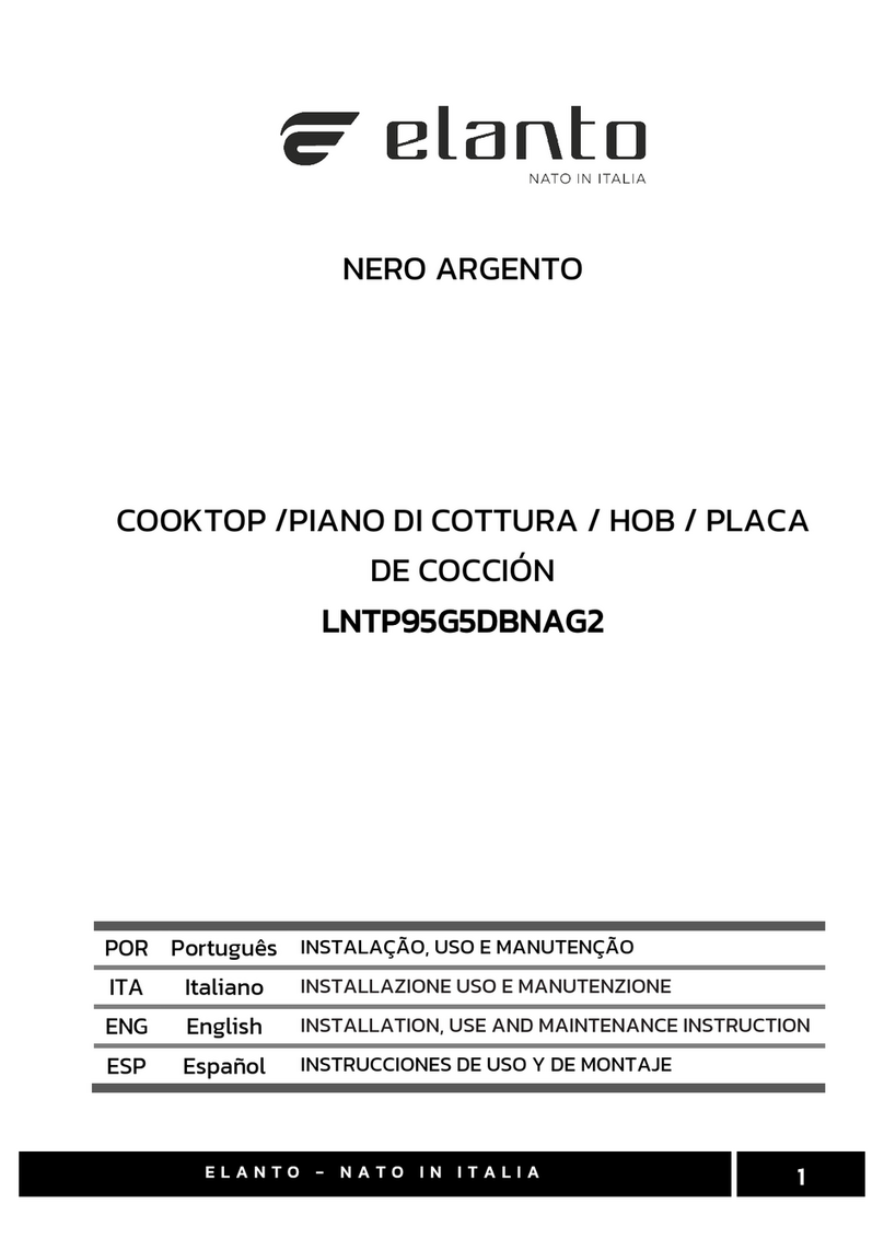 Elanto NERO ARGENTO Installation, Use and Maintenance Instruction Elanto NERO ARGENTO Installation, Use and Maintenance Instruction